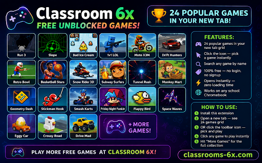 Classroom 6x - Unblocked Games screenshot 1