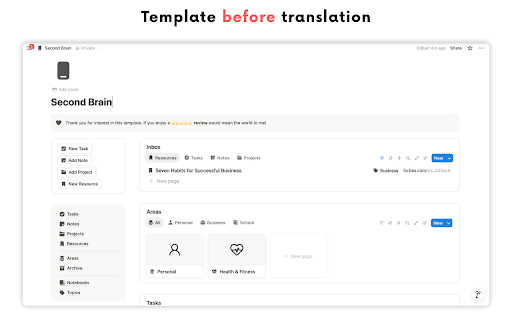 Notion Translator screenshot 4