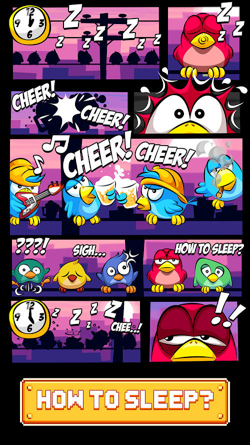 Android application Kooky Bird - Wake Them Up! screenshort