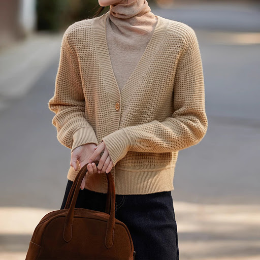 Title 4, Lazy solid color knitted womens cardigan, soft...