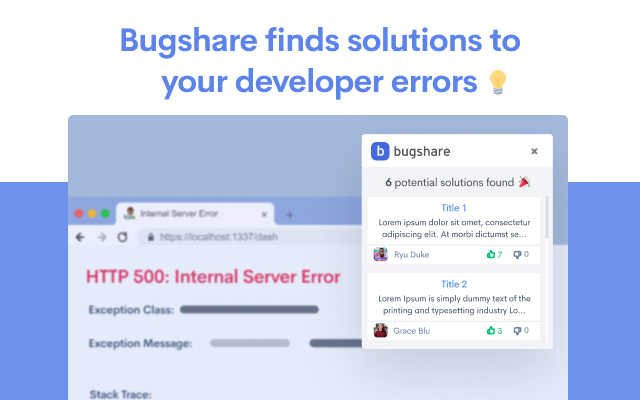 Bugshare Preview image 0