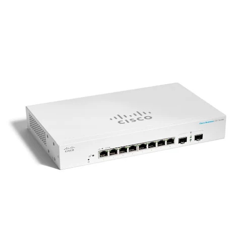 Thiết bị mạng/ Switch Cisco CBS220 Smart 8-port GE, Ext PS,2*1G SFP - CBS220-8T-E-2G-EU
