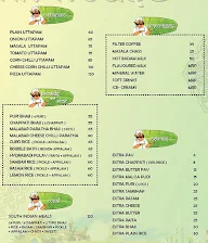 South Tiffin House menu 2