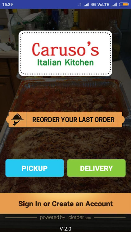 Caruso's Italian Kitchen - 2.0 - (Android)