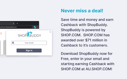 ShopBuddy for Australia: Cash Back Shopping