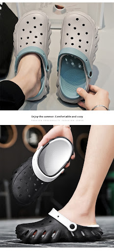 Title 10, Mens Hole Shoes Summer Outdoor Non-slip Shit F...