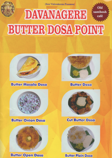 Davanagere Butter Dosa Point menu 