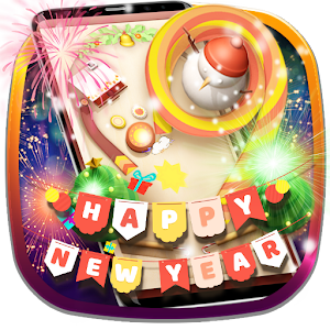 Happy New Year Pinball Theme(Classic 3D Pinball)  Icon