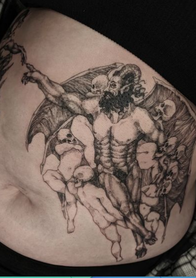 More Sinister Adam Michelangelo Tattoo Designs