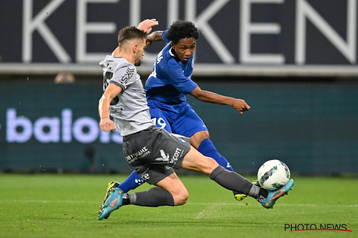 Malick Fofana (18 ans), l'homme de la soirée gantoise contre l'APOEL