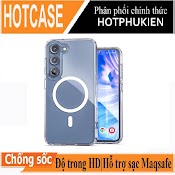 Ốp Lưng Magnetic Cho Samsung Galaxy S23 Ultra / S23 Plus / S23 5G Hiệu Hotcase Ultra Crystal Clear - Thiết Kế Trong Suốt, Chống Sốc Chống Va Đập - Phân Phối Hotphukien