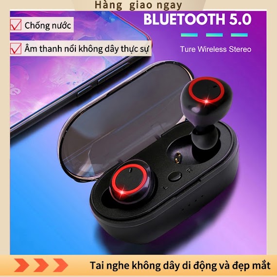 Tai Nghe Không Dây Bluetooth 5.0 Âm Thanh Chất Lượng Cao Hifi , Chống Nước