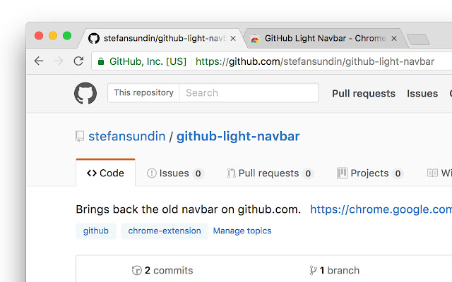 Github extension. Git Светы.