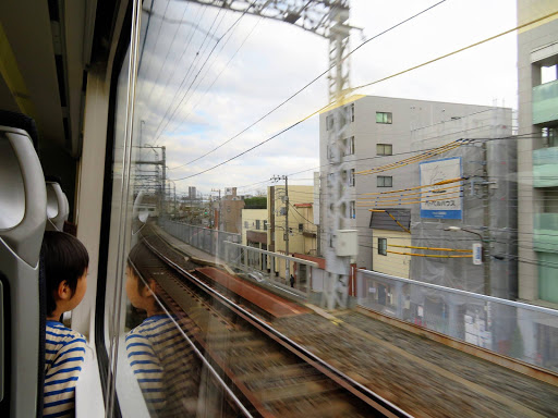 Train ride to Narita Japan 2017