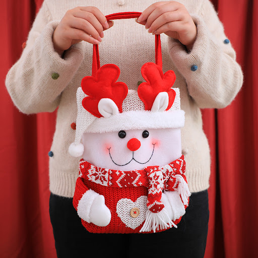Title 8, Christmas Eve Flip Hat Cartoon Portable Gift Ba...