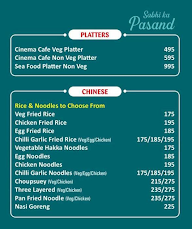 Cinema Cafe menu 7