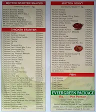 Evergreen Caterers Veg & Non-veg menu 4