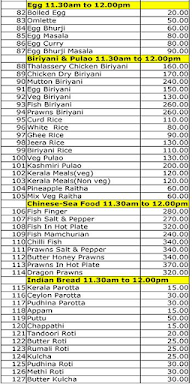 Thalassery Restaurant - Casa Picola Infosys menu 8