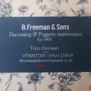 B Freeman & Sons Logo