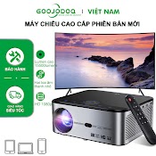 [Hàng Chính Hãng] Máy Chiếu Goojodoq Wifi 8K Full Hd 1080P 15500 Lm Hỗ Trợ Dành Cho Android Bằng Đồng Bộ Màn Hình Smartphone 750Ansin