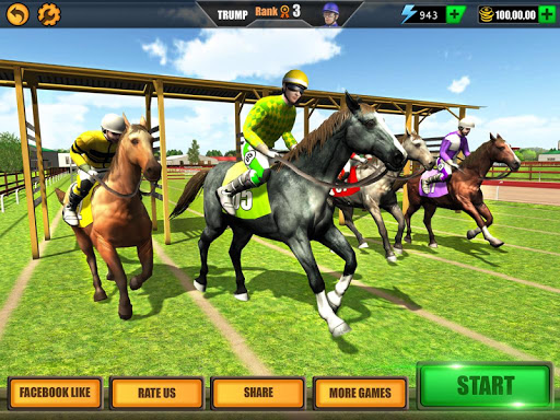 Horse Riding Rival: Multiplayer Derby Racing  APK MOD screenshots 6