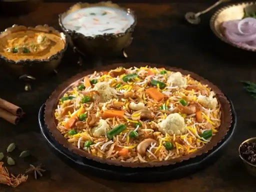 Veg Dum Biryani Thali