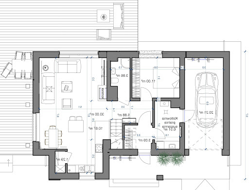 Domidea 60 dG w2 - Rzut parteru