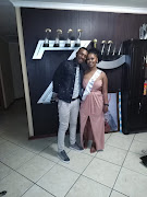 Zahara and her fiancé Mpho Xaba. 