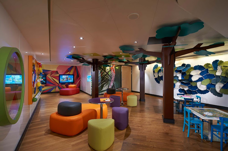 For the kids: Creative play is on the menu at Norwegian Escape's Splash Academy.