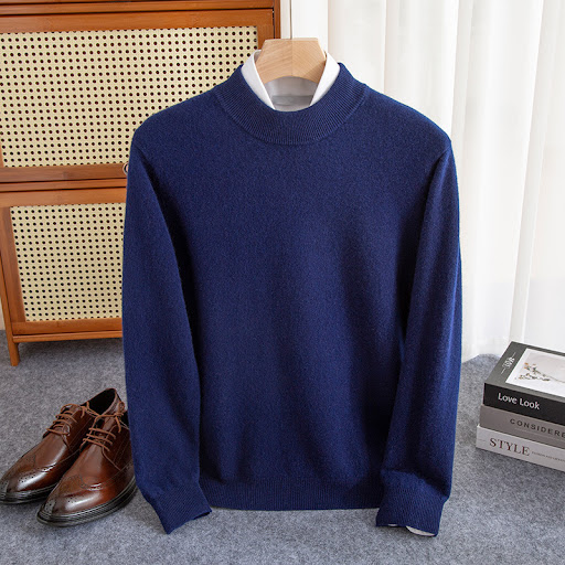Half Turtleneck Purplish Blue