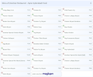 Zeeshan Restaurant - Apna Hyderabadi Food menu 3