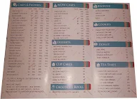 O-Cakes menu 1