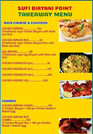 Raju's Biryani Point menu 1