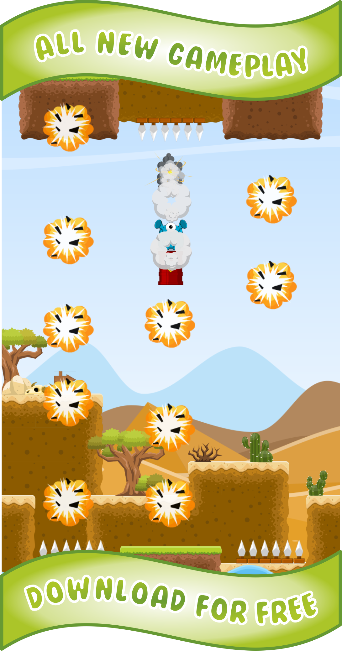 Android application Swoopy Rush - Jump Action game screenshort