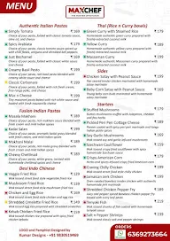 Maxchef menu 1