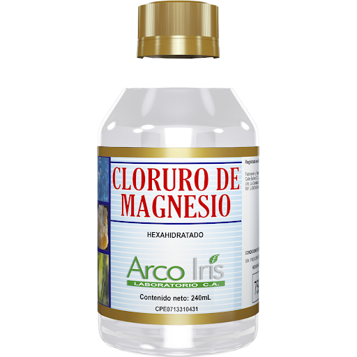 Magnesio Cloruro De Magnesio 240Ml Magnesio Arcoiris  