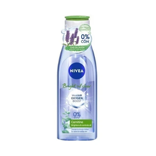 Nước Tẩy Trang NIVEA Bright Oil Clear Kiểm Soát Nhờn | Sáng Da (200 ml)