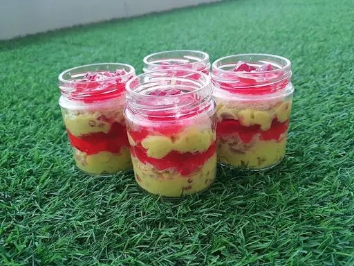 Fruit & Nut Custard In A Jar