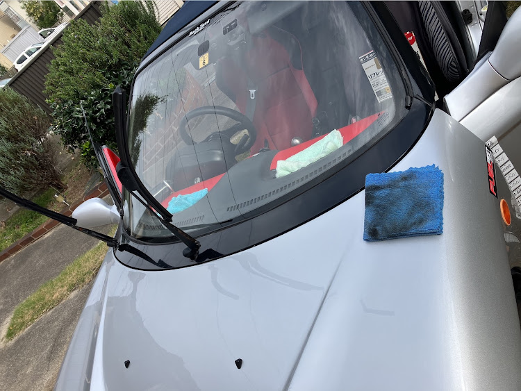ビートのホンダ・ビート・洗車・撥水コート・ヘッドライトの黄ばみ取りに関するカスタム事例の投稿画像8枚目
