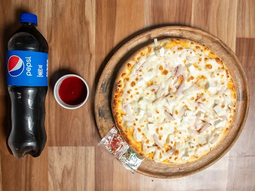 Onion Paneer Pizza With Cold Drink [250 Ml]