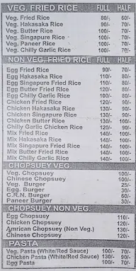 Laxmi Chinese Food menu 1