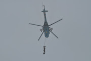 Service members of the Ukrainian Armed Forces take part in military drills in the Kherson region, Ukraine, in this handout picture released February 10, 2022. 