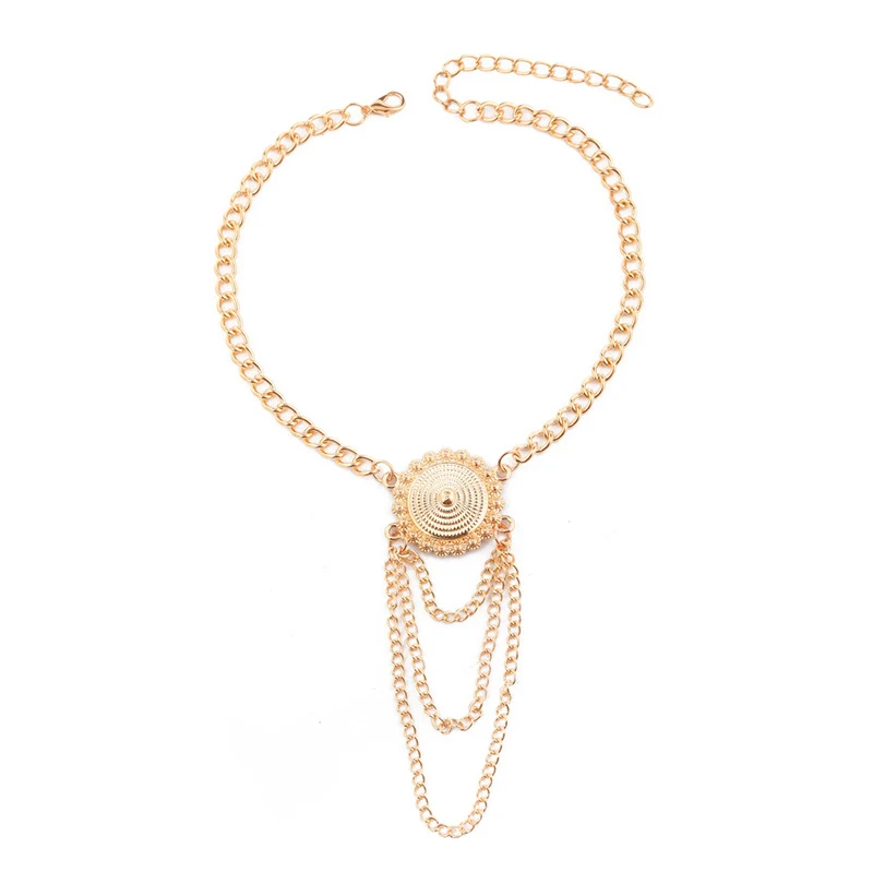 Chaîne de bras simple européenne et américaine pour femmes Élégance minimaliste Bracelet de bras Accessoire de mode Bijou pour sublimer votre look quotidien