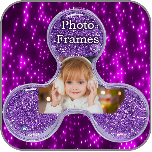 Fidget Spinner Photo Frame-Photo On Fidget Spinner
