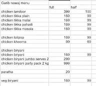 VP Garib Nawaz Caterers menu 1