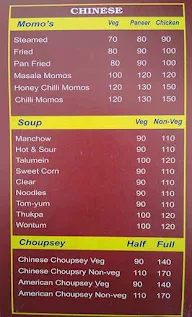 Delhi 62 Chinese Fast Food menu 1