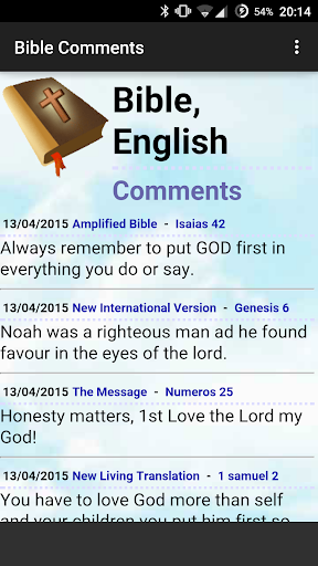 Bible Comments