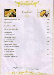 Tansen Darbaar menu 1