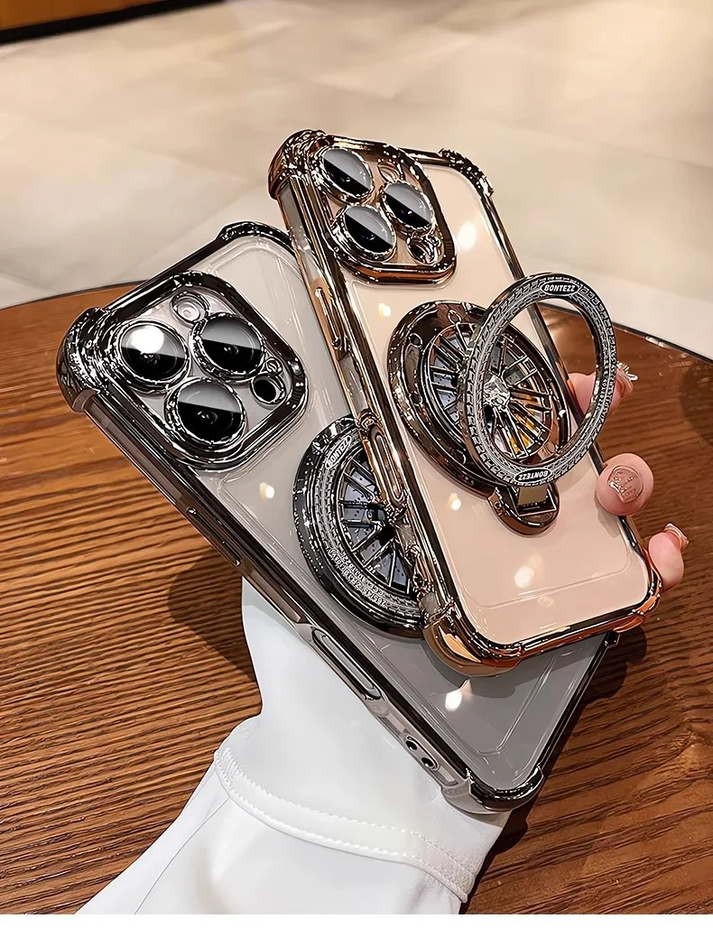 Title 11, Rotating Gyro Bracket Phone Case Provides Rotat...