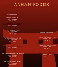 Aahan Foods menu 1